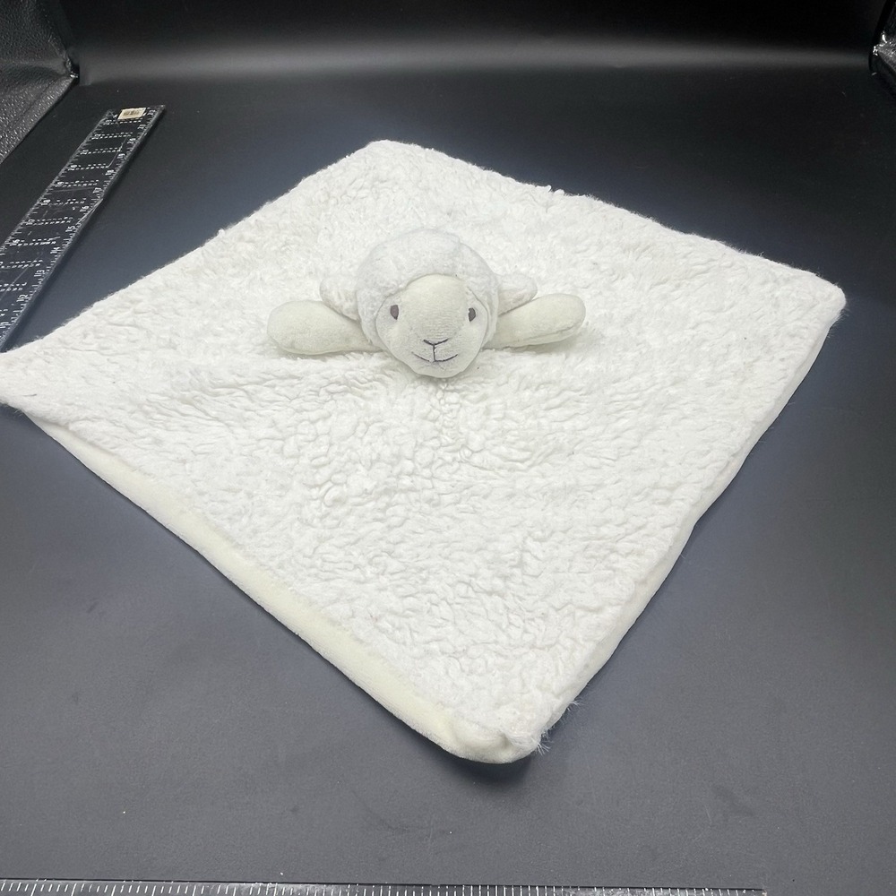 Baby Plush White Lamb Security Blanket Sheep Lovey‎